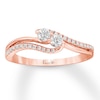 Thumbnail Image 1 of Previously Owned Ever Us Diamond Ring 1/3 ct tw 10K Rose Gold