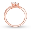 Thumbnail Image 2 of Previously Owned Ever Us Diamond Ring 1/3 ct tw 10K Rose Gold