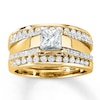 Thumbnail Image 2 of Previously Owned Diamond Enhancer Ring 1/2 ct tw Round-Cut 14K Yellow Gold