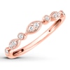 Thumbnail Image 4 of Previously Owned Diamond Anniversary Band 1/10 ct tw Round-cut 10K Rose Gold