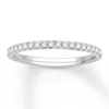 Thumbnail Image 0 of Previously Owned Colorless Diamond Anniversary Band 1/4 ct tw 14K White Gold