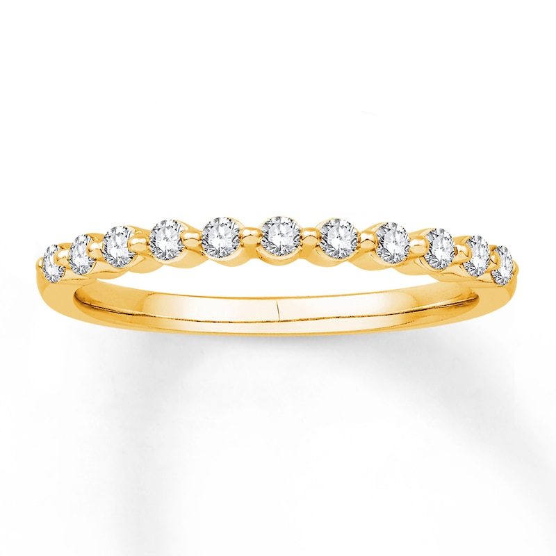 Main Image 1 of Previously Owned Diamond Anniversary Band 1/4 ct tw Round 14K Yellow Gold