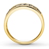 Thumbnail Image 1 of Previously Owned Brown Diamond Men's Ring 1-1/2 ct tw Round-cut 10K Yellow Gold