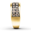 Thumbnail Image 2 of Previously Owned Brown Diamond Men's Ring 1-1/2 ct tw Round-cut 10K Yellow Gold