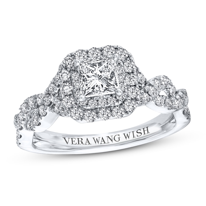 Previously Owned Vera Wang WISH 1 Carat tw Diamonds 14K White Gold Ring