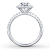 Thumbnail Image 1 of Previously Owned Colorless Diamond Ring Setting 5/8 ct tw Round 14K White Gold