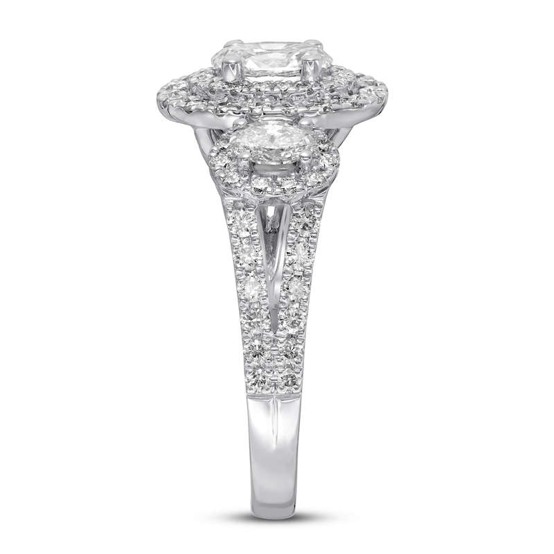 Main Image 3 of Previously Owned Vera Wang WISH Ring 1-1/2 ct tw Diamonds 14K White Gold