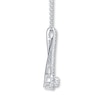 Thumbnail Image 1 of Previously Owned Diamond Necklace 3/4 ct tw Round 18K White Gold