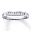 Thumbnail Image 0 of Previously Owned Diamond Anniversary Band 1/4 ct tw Princess-cut 14K White Gold