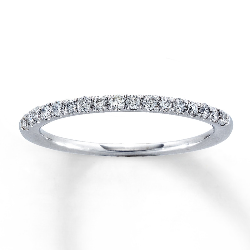 Previously Owned Diamond Anniversary Band 1/4 ct tw Round-cut 14K White ...