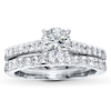 Thumbnail Image 2 of Previously Owned Diamond Bridal Setting 5/8 ct tw Round-cut 14K White Gold