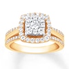 Thumbnail Image 1 of Previously Owned Diamond Engagement Ring 1 ct tw Round-cut 14K Yellow Gold