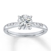 Thumbnail Image 3 of Previously Owned Diamond Ring Setting 1/10 ct tw Round-cut 14K White Gold