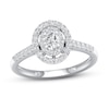 Thumbnail Image 0 of Previously Owned Diamond Promise Ring 1/2 ct tw Oval/Round 10K White Gold