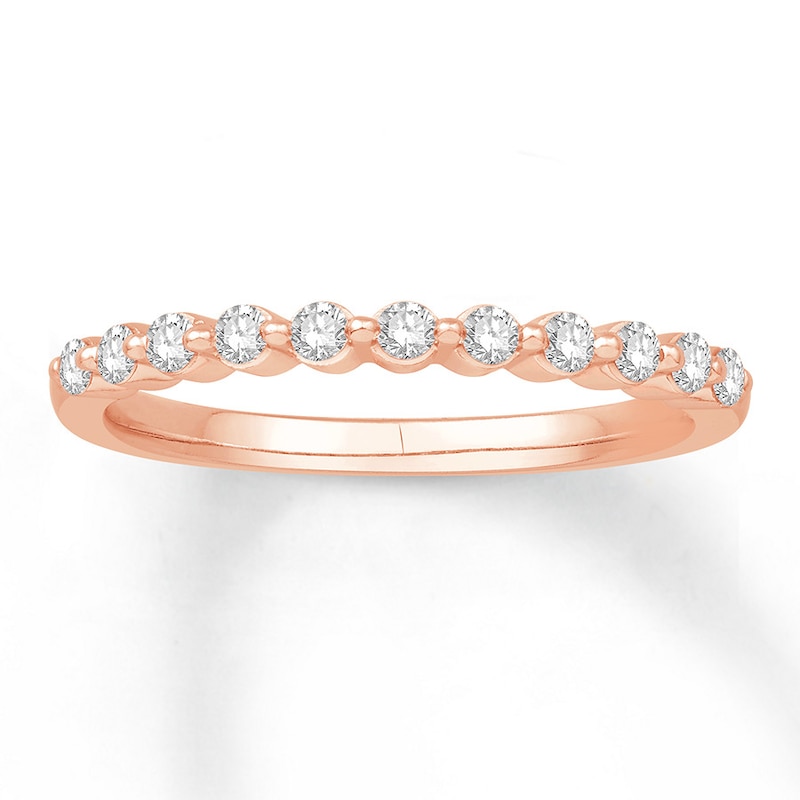 Previously Owned Diamond Anniversary Band 1/4 ct tw Round-cut 14K Rose Gold