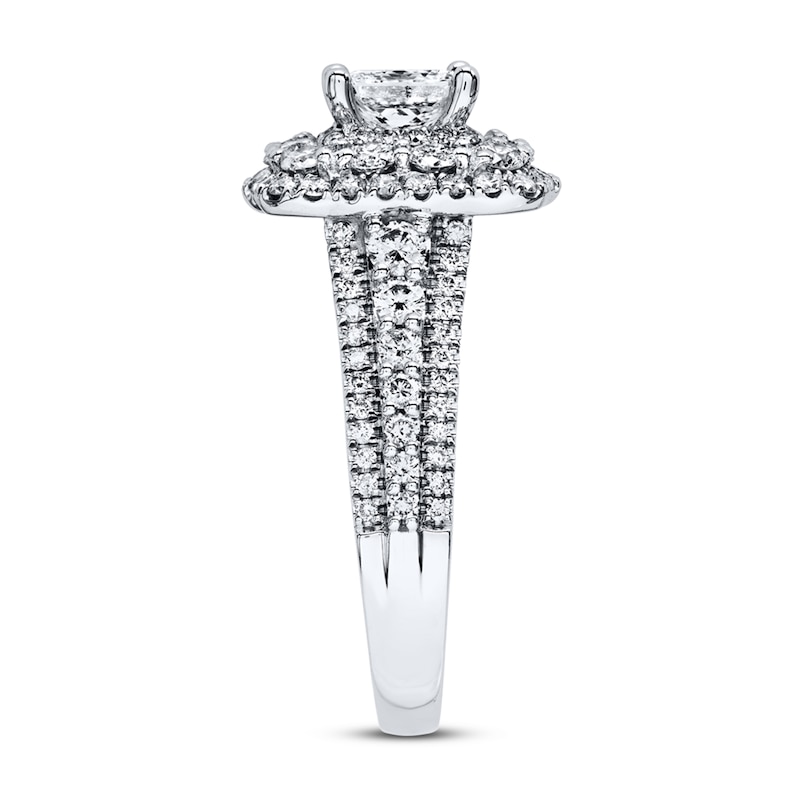 Main Image 3 of Previously Owned Vera Wang WISH 2-1/5 ct tw Diamonds 14K White Gold Ring