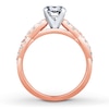 Thumbnail Image 1 of Previously Owned Diamond Engagement Ring Setting 1/2 ct tw 14K Rose Gold
