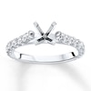 Thumbnail Image 0 of Previously Owned Diamond Ring Setting 5/8 carat tw Round 14K White Gold