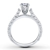 Thumbnail Image 1 of Previously Owned Diamond Ring Setting 5/8 carat tw Round 14K White Gold