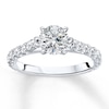 Thumbnail Image 2 of Previously Owned Diamond Ring Setting 5/8 carat tw Round 14K White Gold