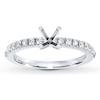 Thumbnail Image 1 of Previously Owned Diamond Ring Setting 1/5 ct tw Round-cut 14K White Gold