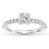 Thumbnail Image 3 of Previously Owned Diamond Ring Setting 1/5 ct tw Round-cut 14K White Gold