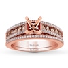 Thumbnail Image 1 of Previously Owned Le Vian Bridal Setting 5/8 ct tw Diamonds 14K Strawberry Gold