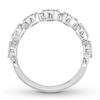 Thumbnail Image 1 of Previously Owned Diamond Anniversary Ring 7/8 ct tw Round 14K White Gold