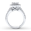 Thumbnail Image 2 of Previously Owned Diamond Bridal Set 2 ct tw Round-cut 14K White Gold