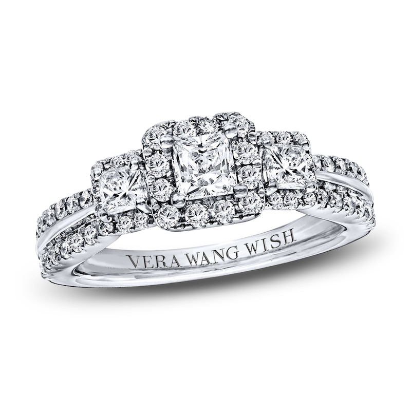 Previously Owned Vera Wang Wish 1 Carat tw Diamonds 14K White Gold Ring