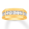 Thumbnail Image 1 of Previously Owned Men's Diamond Band 1 carat tw Round-cut 14K Yellow Gold