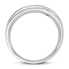 Thumbnail Image 2 of Previously Owned Men's 3-Stone Diamond Wedding Band 5/8 ct tw Round 10K White Gold