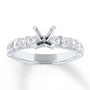 Thumbnail Image 1 of Previously Owned Diamond Ring Setting 1 carat tw Round 14K White Gold