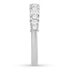 Thumbnail Image 2 of Previously Owned Diamond Anniversary Band 1 ct tw Round/Baguette 14K White Gold