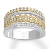 Thumbnail Image 1 of Previously Owned Diamond Anniversary Ring 1 ct tw Round-cut 14K Two-Tone Gold