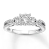 Thumbnail Image 0 of Previously Owned Diamond Engagement Ring 5/8 ct tw Round-cut 14K White Gold