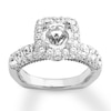 Thumbnail Image 1 of Previously Owned Ring Setting 1-3/4 ct tw Round 18K White Gold