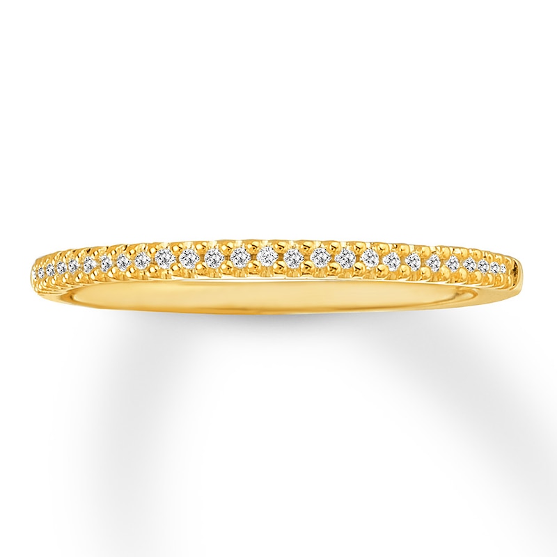 Previously Owned Diamond Anniversary Band 1/15 ct tw Round-cut 14K Yellow Gold