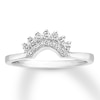 Thumbnail Image 0 of Previously Owned Diamond Enhancer Ring 1/5 ct tw Round-cut 14K White Gold