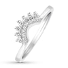 Thumbnail Image 3 of Previously Owned Diamond Enhancer Ring 1/5 ct tw Round-cut 14K White Gold
