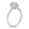 Thumbnail Image 1 of Previously Owned Diamond Engagement Ring 5/8 ct tw Pear-shaped/Round 14K White Gold