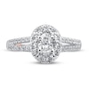 Thumbnail Image 3 of Previously Owned Pnina Tornai About Time Diamond Engagement Ring 1-1/8 ct tw Oval/Round 14K White Gold