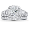 Thumbnail Image 3 of Previously Owned Neil Lane Bridal Setting 1-1/3 ct tw Diamonds 14K White Gold