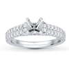 Thumbnail Image 1 of Previously Owned Diamond Ring Setting 1/2 ct tw Round-cut 14K White Gold