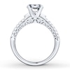 Thumbnail Image 2 of Previously Owned Diamond Ring Setting 1/2 ct tw Round-cut 14K White Gold