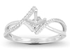 Thumbnail Image 1 of Previously Owned Diamond Ring Setting 1/8 ct tw Round-cut 14K White Gold