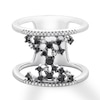 Thumbnail Image 0 of Previously Owned Black Diamond Scattered Ring 1/3 carat tw 10K White Gold