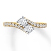 Thumbnail Image 0 of Previously Owned Ever Us Two-Stone Ring 1 ct tw Diamonds 14K Yellow Gold