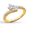 Thumbnail Image 2 of Previously Owned Ever Us Two-Stone Ring 1 ct tw Diamonds 14K Yellow Gold