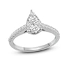 Thumbnail Image 1 of Previously Owned Diamond Engagement Ring 3/4 ct tw Pear Shaped 14K White Gold